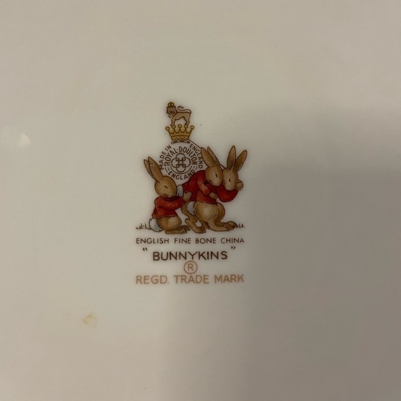Royal Doulton “Bunnykins” Bone China 2pc Set - Picture 2 of 6